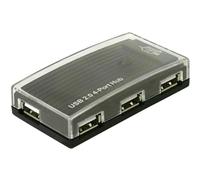 DELOCK 61393 - Hub 2.0 USB2 a 4 porte con alimentatore
