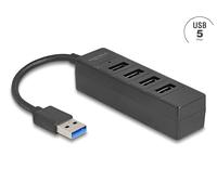 Delock USB Hub 5 Gbps con 4 x Typ-A Buchse black Desktop 64350