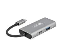 DELOCK 63261 - USB 3.1 hub, 4 port, USB-C to 3x USB-A, 1x USB-C