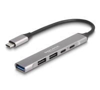 Dock Delock 64298 USB 3.2 Gen 2 Type-C 95 W Grigio