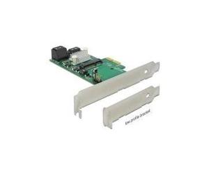 DeLOCK Hybrid 3 x SATA 6 Gb/s interni 1 x mSATA interna - controller di archiviazione (RAID) - 4 trasmettitori/canale - SATA 6 NEW