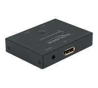 Delock Interruttore bidirezionale DisplayPort 2 1 8K 30 Hz Nero 11478