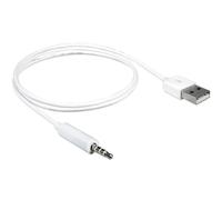 Delock 83182 USB, Jack Cavo adattatore [1x Spina A USB 2.0 - 1x Spina jack da 3