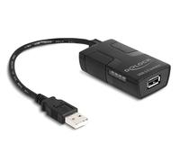 DeLOCK 64225 convertitore/ripetitore/isolatore seriale USB 2.0 Nero