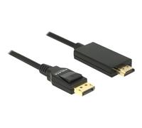 Delock Kabel DisplayPort HDMI Cavo Digitale/display/video 3 m 85318