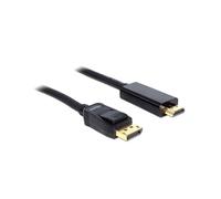 DELOCK Kabel Displayport Stecker > HDMI Stecker 1m