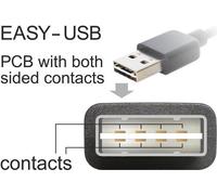 Delock Kabel Easy-USB 2.0 TIPO-A Connettore angolato / UND