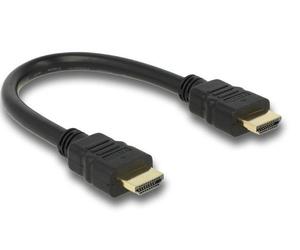 Delock Kabel High Speed HDMI Ethernet - A Stecker / Stecker 25 cm NEW