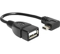 DELOCK KABEL Mini Connettore USB angolato USB 2.0-A Socket OTG 16 cm