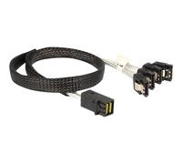 Delock Kabel Mini SAS HD SFF-8643> 4 x Sata Cavo Digitale/dati 0,5 m 83392