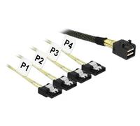 Delock Kabel Mini SAS HD SFF-8643 per SATA 7 0,5 m NEW