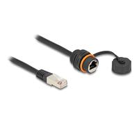 Delock Kabel RJ45 Stecker zu Buchse Cat.6 Wasserdicht Cavo Rete 6a STP 88146