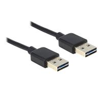 Delock 5m USB 2.0 A 5 m USB A USB A USB 2.0 Maschio/Maschio Nero Cavo 83463