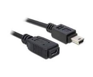 Delock Kabel USB 2.0 mini-B VerlÃ¤ngerung St/Bu 1m