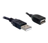 Delock Kabel USB 2.0 Verlaengerung A/A 15cm S/B 0,15 m Nero Cabel USB 82457