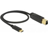 Delock Kabel USB 3.1 Gen2 C > B 0.5m Nero