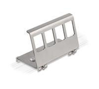DELOCK Keystone Metall Halterung 4 Port NUOVO