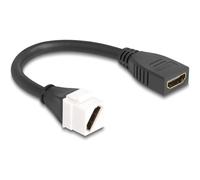 Delock Keystone Modul Kabel HDMI Buchse zu diagonal 8K 60 Hz Cavo 90326