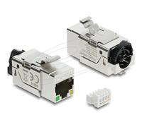 Delock Keystone Modulo RJ45 Buchse Cat.6a STP con PoE LED Power over 86610