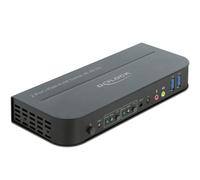 DeLOCK KVM Switch 4K 60Hz USB 3.0 with Audio & Remote Control