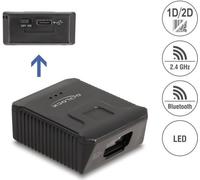 DeLOCK Scanner di codici a barre 1D e 2D indossabile con 2,4 GHz o Bluetooth - per guanti 90606 e 90609