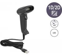 Delock Lettore di codici a barre USB 1D e 2D con cavo di collegamento