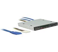 Delock Lettore di schede 3, 5" USB3.0 4 Slot + 1 C + 3 A Bu
