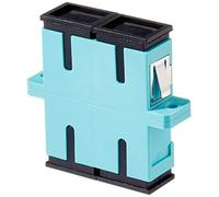 Delock LWL - Giunto LC Duplex Femmina/Femmina, 4 Pezzi, Colore: Azzurro