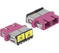 Delock LWL - Giunto SC Duplex femmina a SC Duplex femmina multimodale, viola