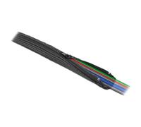 Delock Manicotto intrecciato con cerniera lampo 1 m x 50 mm nero Nero 19166