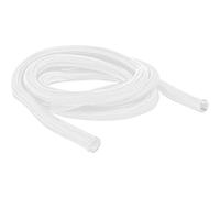 Delock Manicotto intrecciato con chiusura automatica 2 m x 9 mm bianco 20697