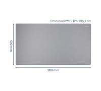 Delock Mauspad 900 x 500 2 mm grau Tappetino per mouse/tappetino 12043