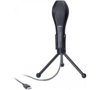 Delock Microfono a condensatore USB con supporto da tavolo per giocare, fare skype e cantare NEW