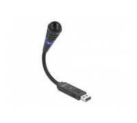 Delock Microfono USB con pulsante Mute Nero