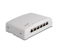 DeLOCK Mini Desktop Patch Panel 6 Porte Cat.6A grigio