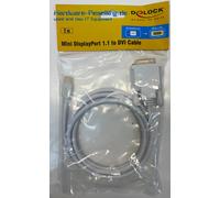 Delock Mini DisplayPort 1.1 A DVI 24+1 2M