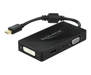 Delock Mini DisplayPort 1.2 Adattatore per VGA / HDMI / DVI / Audio 62073
