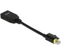 Delock Mini DisplayPort 1.4 to DisplayPort Adapter with Snap-on Function 8K 60Hz