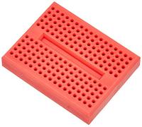 DeLock - Mini Pannello per esperimenti, 170 contatti, Colore: Rosso