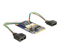 DELOCK 95242 - Mini PCIe > 2x USB 2.0 A