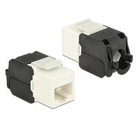DeLock Modulo di Rete RJ45 Cat6a (8P/8C) Bianco [86266]