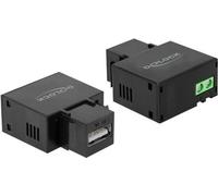 Delock Modulo Keystone con presa di ricarica USB di tipo A 1 A nera