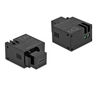 DELOCK Modulo Keystone con presa USB Type-C™ 2,1 A, colore: Nero