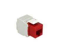 Delock Modulo Keystone jack RJ45 LSA Cat.6 UTP rosso NEW