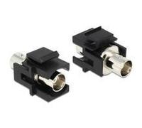 Delock Modulo Keystone Presa BNC Presa BNC nera NEW
