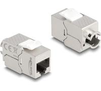 Delock Modulo Keystone presa RJ45 su LSA Cat.6A Slim senza attrezzi