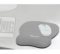 DeLOCK Mouse pad ergonomico con poggiapolsi grigio 245 x 206 mm (Delock Ergonomic - musem?tte med h?ndl) NEW