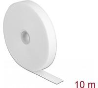 Delock Nastro in velcro su rotolo L 10 m x L 20 mm bianco xy NEW