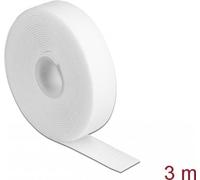 Delock Nastro in velcro su rotolo L 3 m x L 20 mm bianco NEW