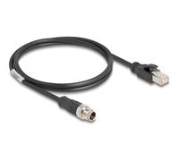 Delock Netzwerkkabel M12-X m zu RJ-45 Cavo Rete CAT 5e FTP SFTP 1 m 8-pole 80866